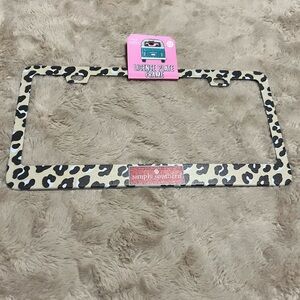 Simply Southern Leopard Print License Plate Frame